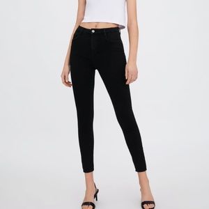 Zara hi-rise sculpt skinny jeans